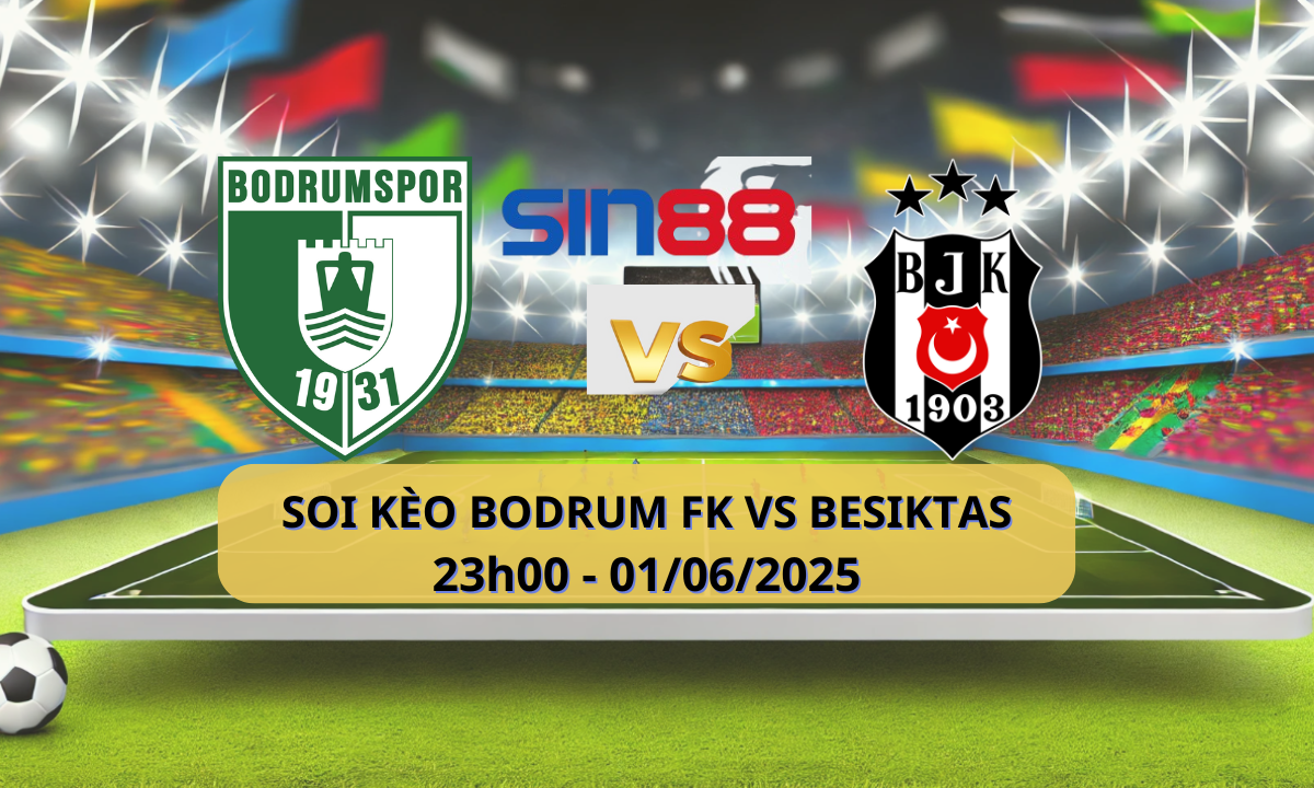 Banner trận đấu giữa Bodrumspor và Besiktas