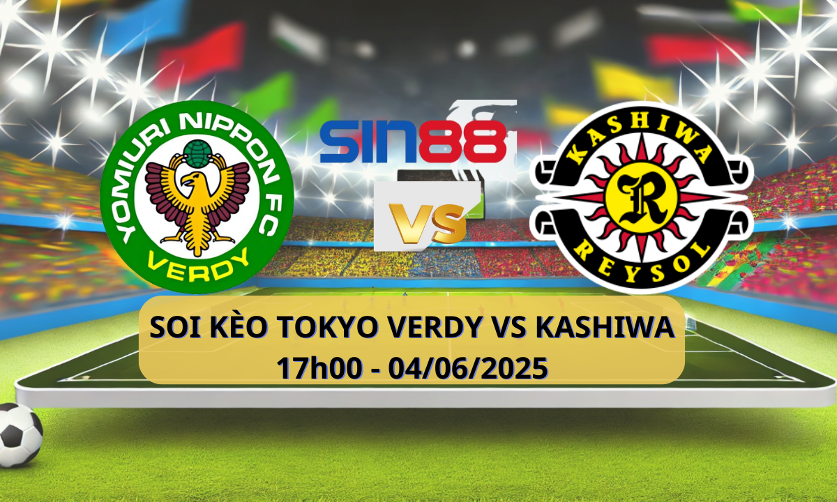 Banner trận đấu giữa Verdy và Kashiwa